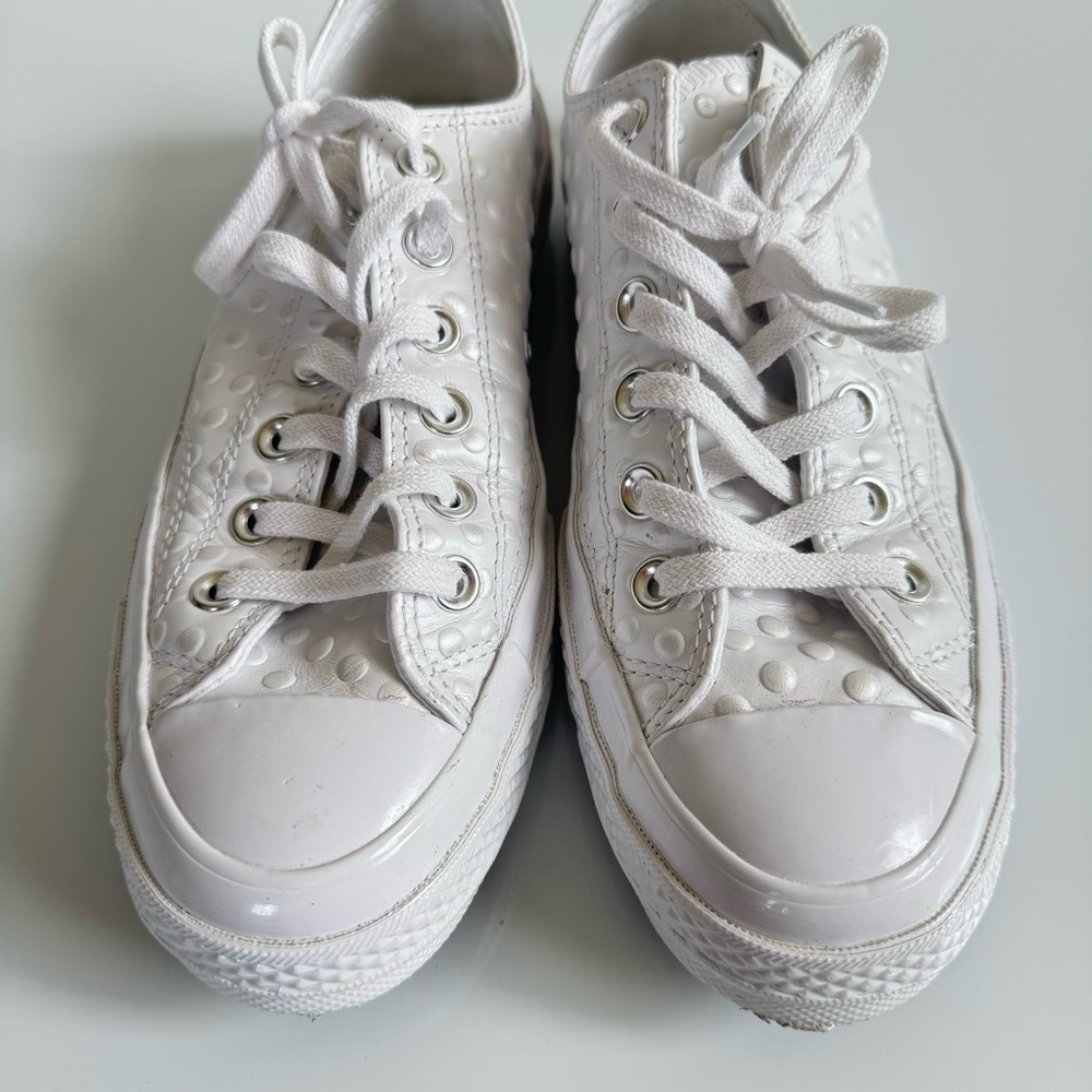 CONVERSE CTAS Low 70 Ox Blank Canvas NY Candy Dots White 7 New